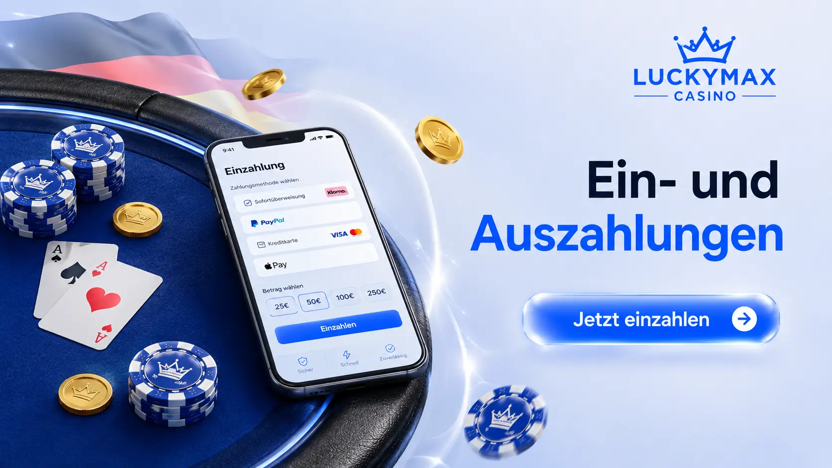 Ein- und Auszahlungen – Sichere und schnelle Transaktionen